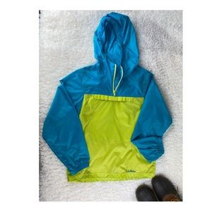 L.L. Bean Kids Raincoat - Blue and Green